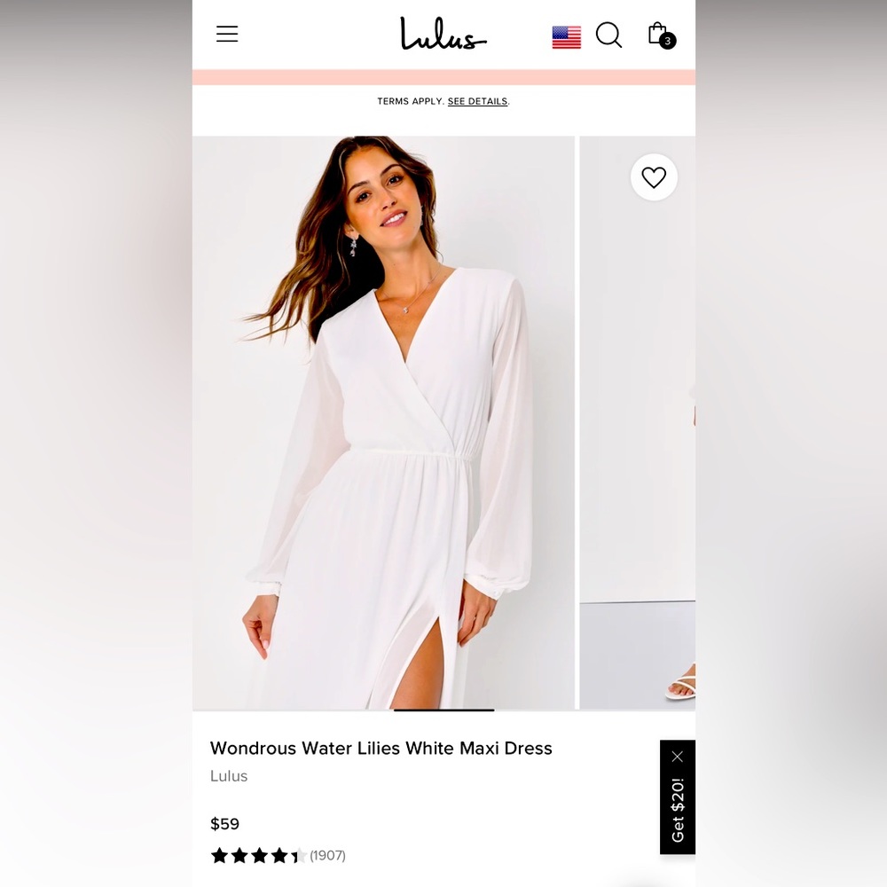 White Maxi Dress, Wondrous Water Lilies